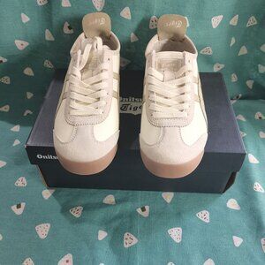 Onitsuka Tiger Low-Top Gray-Brown Sneakers